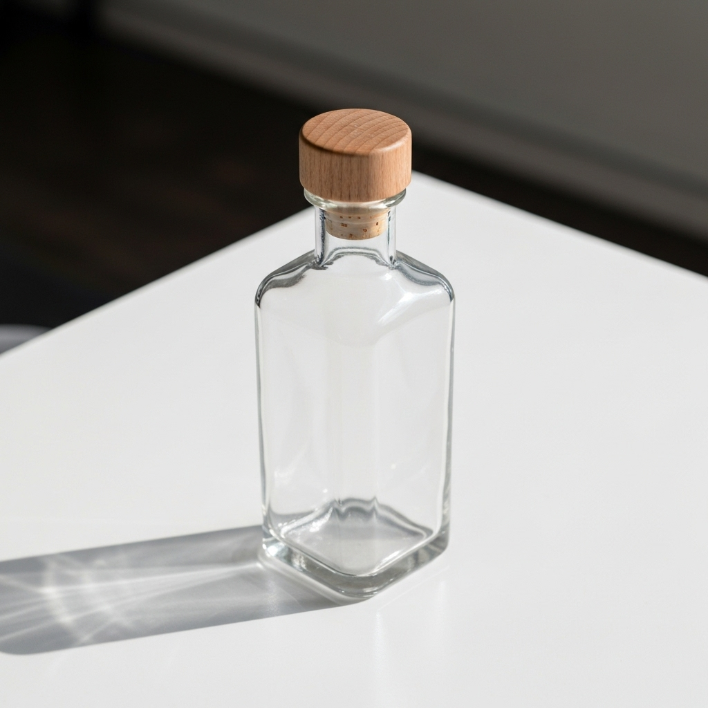 Bottle With Wooden Cork